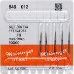 Diamanten 846, gyémántcsiszoló, kék, ISO 012, FG, 5 darab