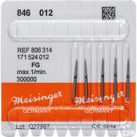 Diamanten 846, gyémántcsiszoló, kék, ISO 012, FG, 5 darab