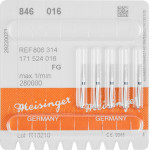 Diamanten 846, gyémántcsiszoló, kék, ISO 016, FG, 5 darab