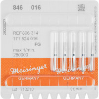 Diamanten 846, gyémántcsiszoló, kék, ISO 016, FG, 5 darab