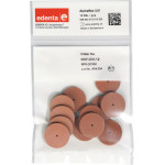 Alphaflex Packung 12 Polierer braun ISO 050, unmontiert