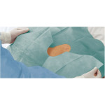 Foliodrape® Protect Lochtücher - 65 darabos csomag, 45 x 75 cm, selbstklebend, 2-teilig, Ø variabel - 277509