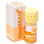 GingiBRAID+ - flakon 183 cm Faden méret 3a sárga mit rózsaszín, imprägniert - 13213