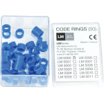 Codierringe - 50 darabos csomag, kék - 5000