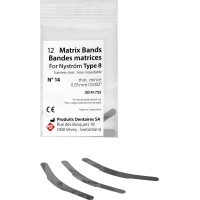 Matrizenbänder nach Nyström Type 8 - 12 darabos csomag, dünn, Nr. 10 - 41754 Matrizenbänder nach Nyström Type 8 - 12 darabos csomag, dünn, Nr. 10 - 41754