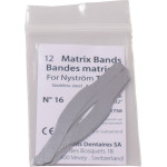 Matrizenbänder nach Nyström Type 8 - 12 darabos csomag, dünn, Nr. 16 - 41756 Matrizenbänder nach Nyström Type 8 - 12 darabos csomag, dünn, Nr. 16 - 41756