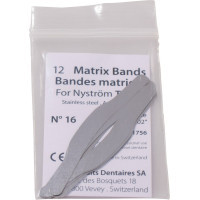 Matrizenbänder nach Nyström Type 8 - 12 darabos csomag, dünn, Nr. 16 - 41756 Matrizenbänder nach Nyström Type 8 - 12 darabos csomag, dünn, Nr. 16 - 41756