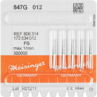 Diamanten 847, gyémántcsiszoló, zöld, ISO 012, FG, 5 darab