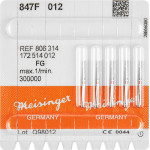 Diamanten 847, gyémántcsiszoló, piros, ISO 012, FG, 5 darab