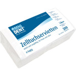 Zelltuchservietten - 200 darabos csomag, fehér, 40 x 40 cm, 4-lagig - 48361