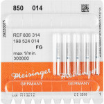 Diamanten 850, gyémántcsiszoló, kék, ISO 014, FG, 5 darab