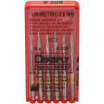 UNIMETRIC Kalibrierbohrer - csomag 6 Bohrer, sárga, méret 208 - C021320020800