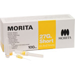 MORITA Kanülen - 100 darabos csomag, 27 GS-21, 0,4 x 21 mm - 7716 MORITA Kanülen - 100 darabos csomag, 27 GS-21, 0,4 x 21 mm - 7716
