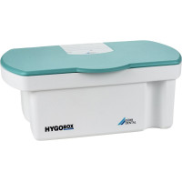 HYGOBOX - 1 db, Wanne grau, Siebeinsatz fehér, Deckel türkiz - 6030-091-00