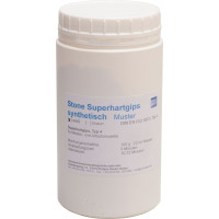 Stone Superhartgips synthetisch - Muster 1 kg Superhartgips weiß - 49023