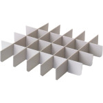 Trennwand - Stück Trennwand grau 25,3 x 22, 8 x 3,1 cm - 20Z461