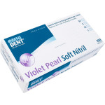 Violet Pearl Soft Nitril - 100 darabos csomag, púdermentes, lila, S - 49608