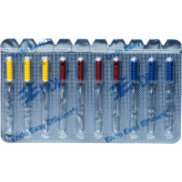 Idegtű (XXF - F), Fogantyú - műanyag sterilen csomagolva, Nemesacél, 21 mm, 5x2 darab