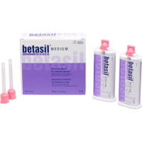 betasil® VARIO MEDIUM - csomag 2 x 50 ml kartus, 12 keverőhegy rózsaszín - 82501