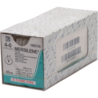 MERSILENE - 12 darabos csomag, zöld, 45 cm, J1, USP 4-0, Stärke 1,5 - 18521G MERSILENE - 12 darabos csomag, zöld, 45 cm, J1, USP 4-0, Stärke 1,5 - 18521G