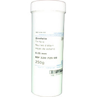 Cinn fólia, (136 cm x 100 mm x 0,25 mm), Tekercs, 250 g, 1 darab