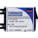Thermafil (25 mm) (ISO 35), Obturator, ISO 35 röntgenopák, Guttapercha, műanyag, 25 mm, 6 darab