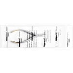 Dreiecksbiegeklammerzange nach Köhler - 1 db, DP330R, 120 mm - DP330R