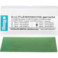 S-U-Flexiwachs Packung 15 darab, genarbt, Stärke 0,5 mm S-U-Flexiwachs Packung 15 darab, genarbt, Stärke 0,5 mm