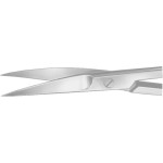 Feine Scheren - 1 db, BC141R, 130 mm, gebogen - BC141R Feine Scheren - 1 db, BC141R, 130 mm, gebogen - BC141R