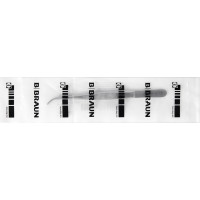 Chirurgische Pinzetten - 1 db, gebogen, Maulbreite 1,5 mm, 145 mm - BD527R