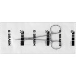 Arterienklemme nach Micro-Halsted - 1 db, BH108R, 125 mm, gerade - BH108R