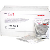 rema (Exakt), Beágyazó massza (K & H, Fémlemez) (Foszfát), Zacskók, rózsaszín, 400 g, 50 darab