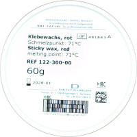 Ragasztóviasz, Doboz, piros, 60 g, 1 darab Ragasztóviasz, Doboz, piros, 60 g, 1 darab