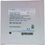 Gummipolierer Zylinder, 10 darab, grün, ø 6mm