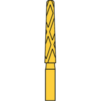 Cool Diamanten CD42, gyémántcsiszoló, kék, ISO 018, FG, 6 darab