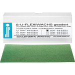 Flexiwachs, (150 x 75 x 0,45 mm), Öntoviasz, Lapok, zöld, átlátszó, 0,45 mm, 15 darab Flexiwachs, (150 x 75 x 0,45 mm), Öntoviasz, Lapok, zöld, átlátszó, 0,45 mm, 15 darab