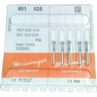 Diamanten 801, gyémántcsiszoló, kék, ISO 025, FG, 5 darab