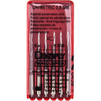 UNIMETRIC Eindringungsbohrer - 6 darabos csomag, , piros, méret 308 - C021220030800