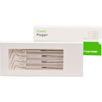 Endo-Plugger, fogantyú egyik végen - Fém ISO 60-120, Nemesacél, 4x1 darab