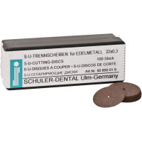 Szeparáló korongok (850), szereletlen ISO 220 barna, 0,3 mm, 100 darab
