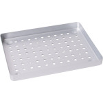 ALUMINIUM TRAY - 1 db, Tray silber 18 x 14 cm, perforált - PN184460-1