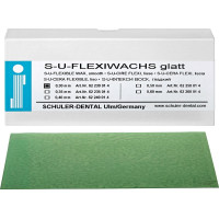 Flexiwachs, (150 x 75 x 0,3 mm), Öntoviasz, Lapok, sima, zöld, 0,3 mm, 15 darab Flexiwachs, (150 x 75 x 0,3 mm), Öntoviasz, Lapok, sima, zöld, 0,3 mm, 15 darab