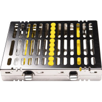 IMS Kassette Signature DIN - 1 db, 1/2 DIN sárga, für 10 Instrumente - IM12DIN105