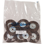Schmalbürste, polírozó kefe, alu-közép, lószőr medium, Ø 48 mm, 12 darab
