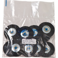 Schmalbürste, polírozó kefe, műanyagközép, sörte fekete, Ø 48 mm, 12 darab