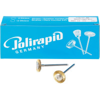 Drótkefe (ISO 170), Kézidarab (HP, Ø 2,35 mm, ISO 104) ISO 170 Korong, ISO-Forma 371, Réz, 80 µm (0,08 mm), 6 darab