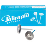 Miniaturbürste, drótkefe, acél 0,08 mm, Ø 25 mm, 6 darab