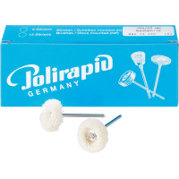 Miniaturbürste Packung 6 Bürsten, Baumwollgarn, Ø 23 mm