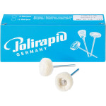Miniaturbürste Packung 6 Bürsten, Baumwollgarn, Ø 21 mm