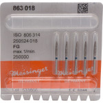 Diamanten 863, gyémántcsiszoló, kék, ISO 018, FG, 5 darab